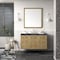 James Martin Vanities Laurent 48in Single Vanity, Light Natural Oak w/ 3 CM Charcoal Soapstone Top 545-V48-LNO-3CSP - alternate 7